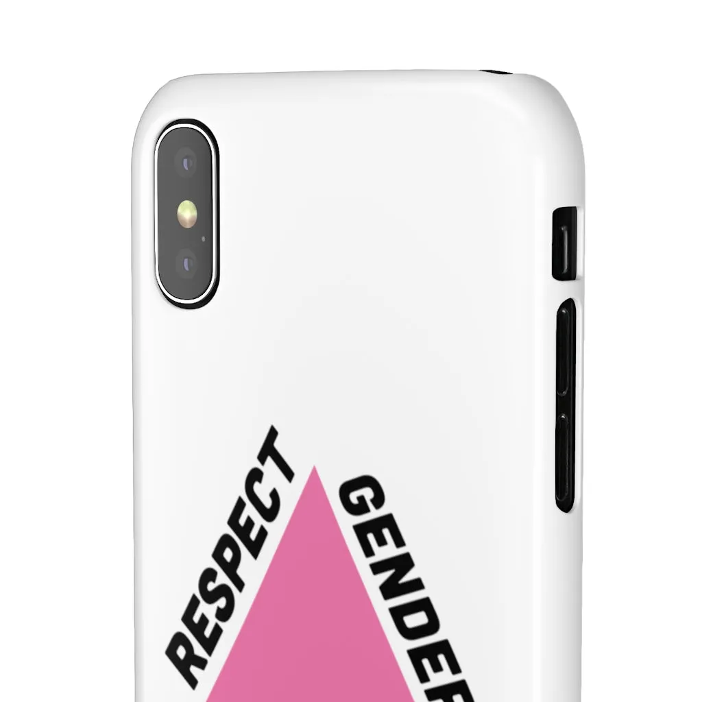 Respect Gender Pronouns Phone Case for Apple & Samsung