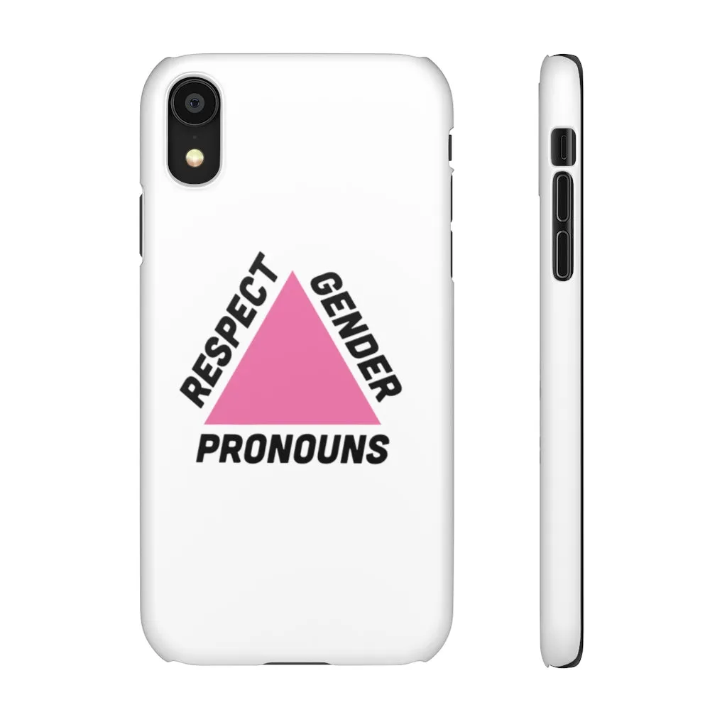Respect Gender Pronouns Phone Case for Apple & Samsung