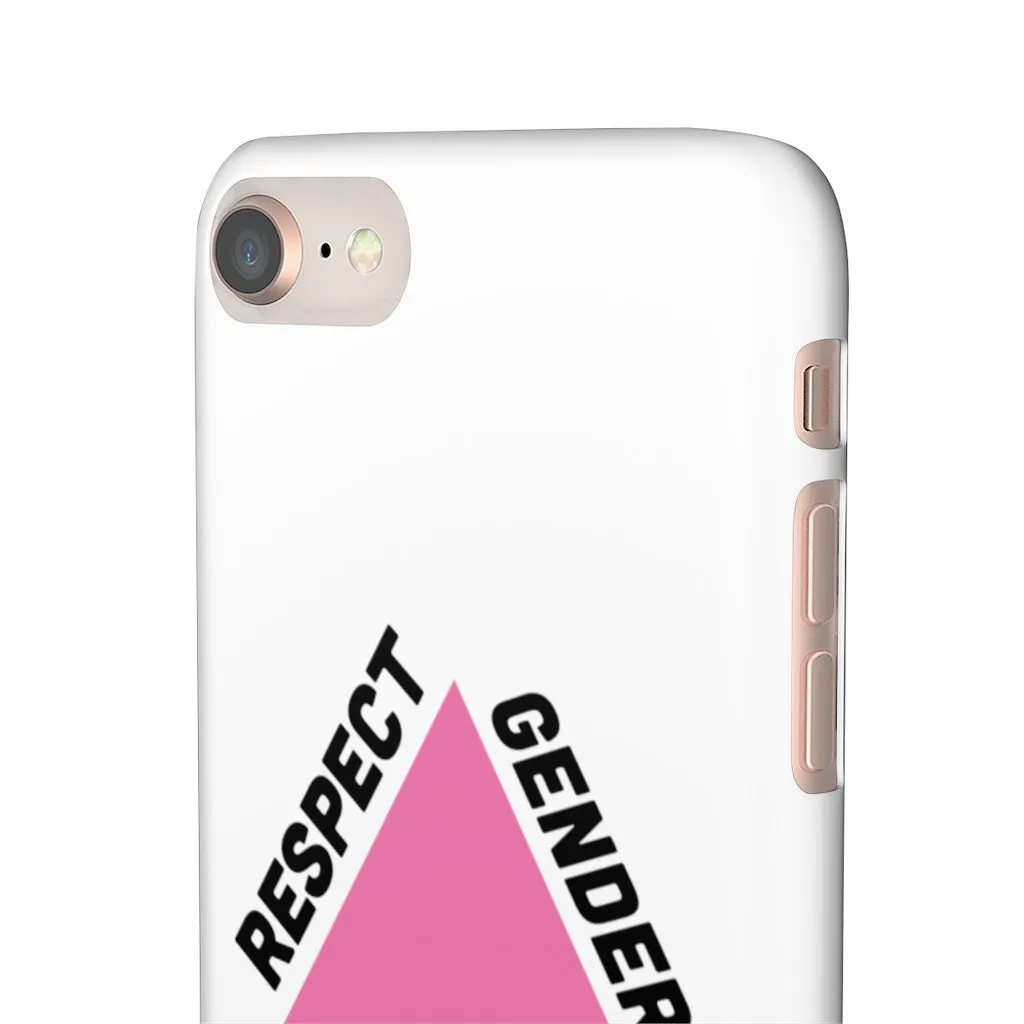 Respect Gender Pronouns Phone Case for Apple & Samsung