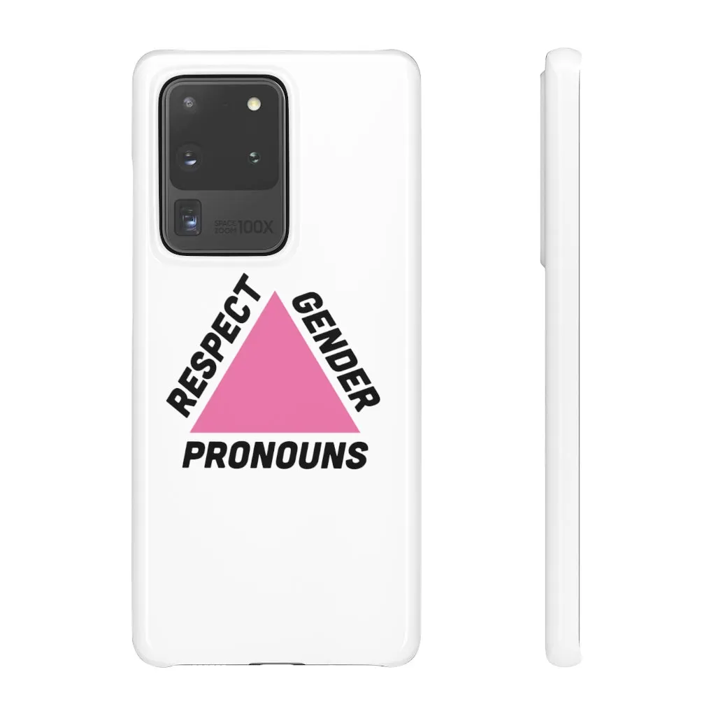 Respect Gender Pronouns Phone Case for Apple & Samsung