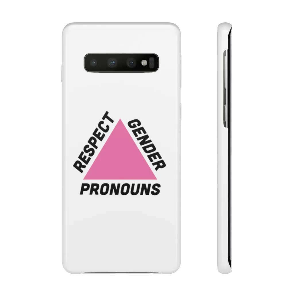 Respect Gender Pronouns Phone Case for Apple & Samsung