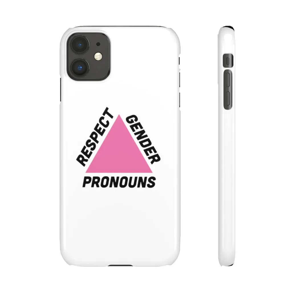 Respect Gender Pronouns Phone Case for Apple & Samsung