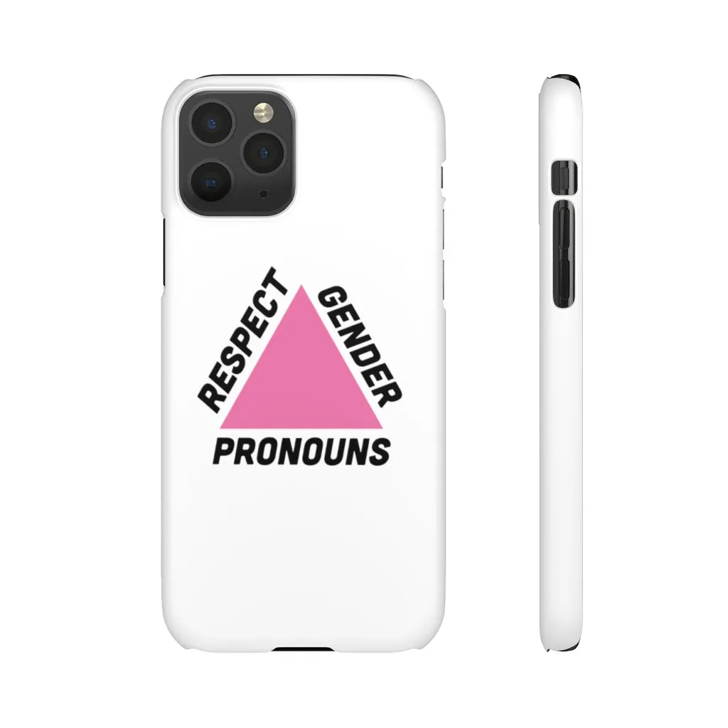 Respect Gender Pronouns Phone Case for Apple & Samsung