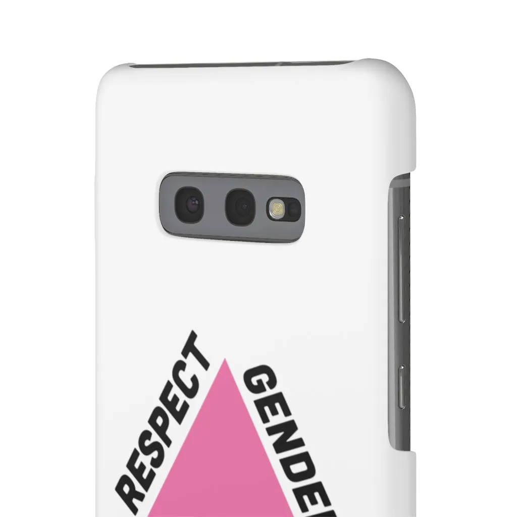 Respect Gender Pronouns Phone Case for Apple & Samsung