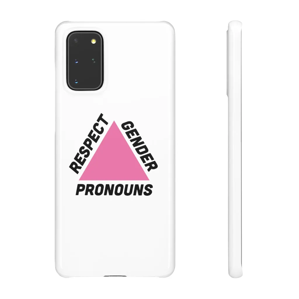 Respect Gender Pronouns Phone Case for Apple & Samsung