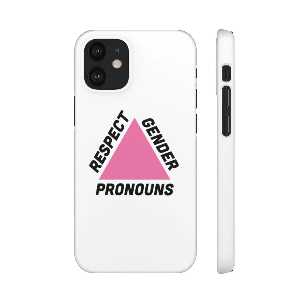 Respect Gender Pronouns Phone Case for Apple & Samsung