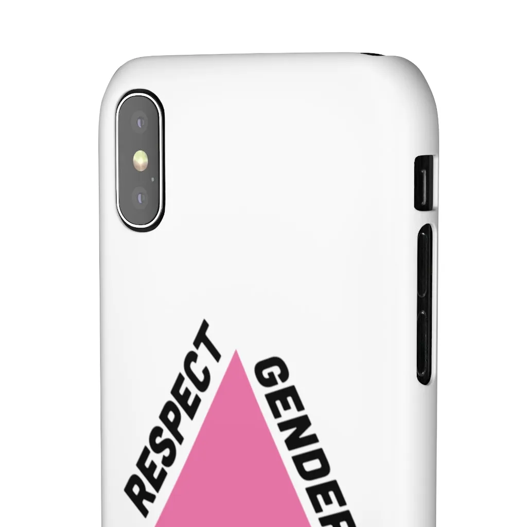 Respect Gender Pronouns Phone Case for Apple & Samsung