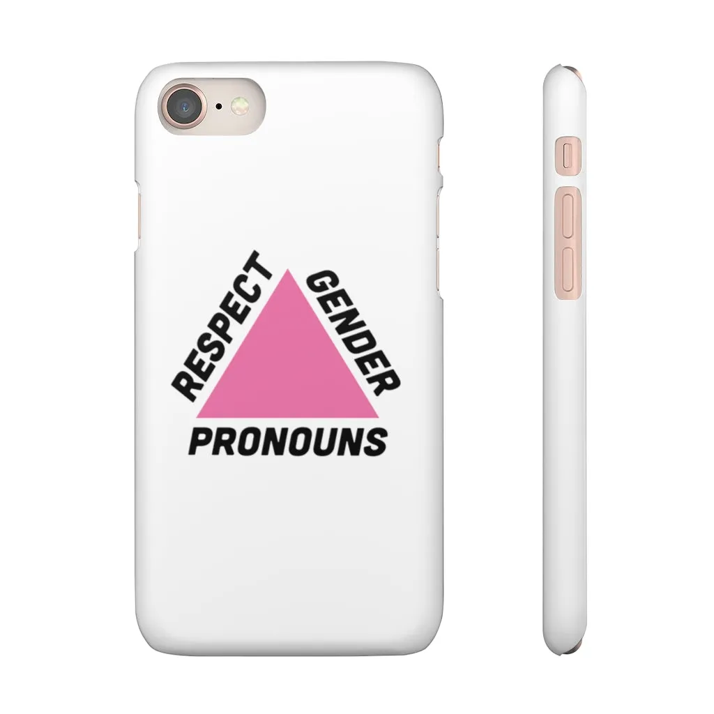 Respect Gender Pronouns Phone Case for Apple & Samsung