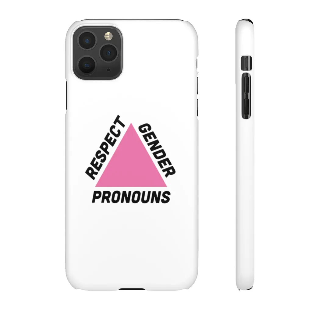 Respect Gender Pronouns Phone Case for Apple & Samsung