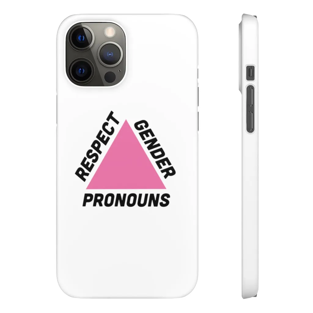 Respect Gender Pronouns Phone Case for Apple & Samsung