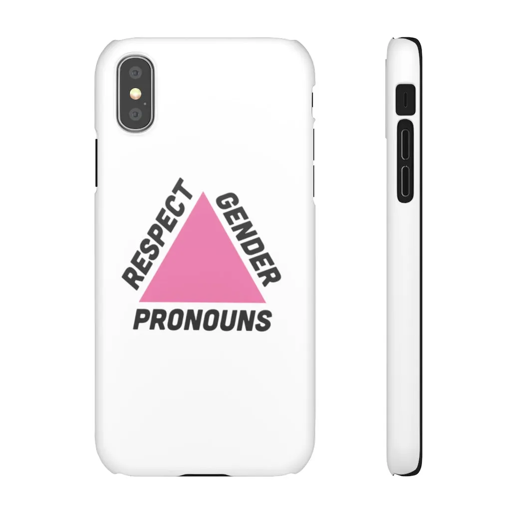 Respect Gender Pronouns Phone Case for Apple & Samsung