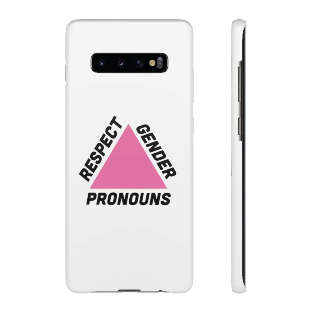 Respect Gender Pronouns Phone Case for Apple & Samsung