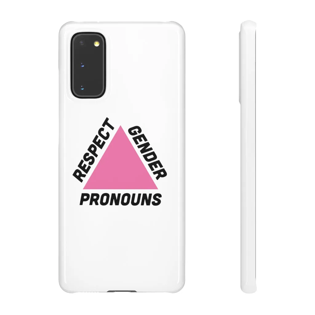 Respect Gender Pronouns Phone Case for Apple & Samsung