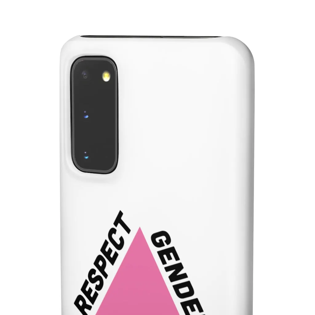 Respect Gender Pronouns Phone Case for Apple & Samsung