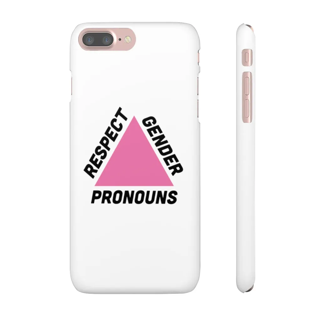Respect Gender Pronouns Phone Case for Apple & Samsung