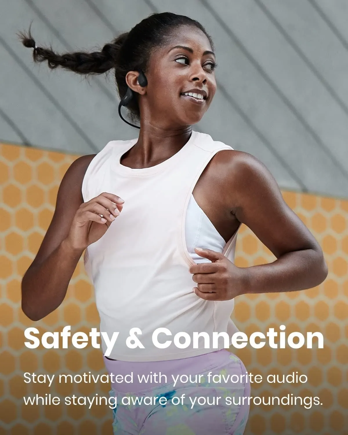 Shokz OpenRun Mini Headphones Bone Conduction Waterproof Wireless Earphones