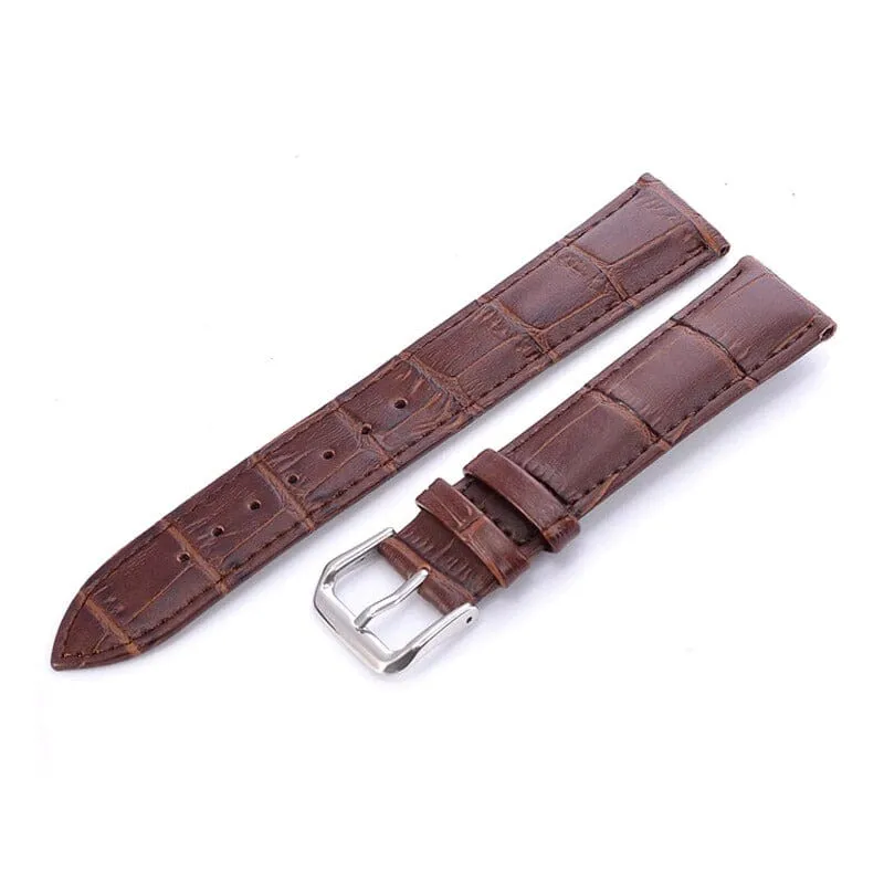 Snakeskin Leather Watch Straps Compatible with the Xiaomi Mi Watch Smartwatch
