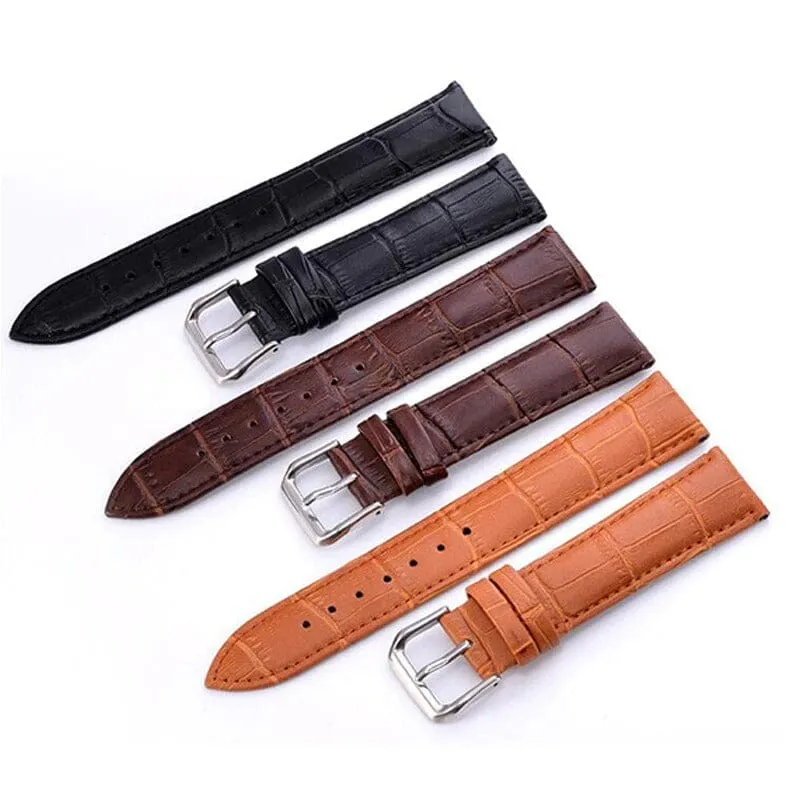 Snakeskin Leather Watch Straps Compatible with the Xiaomi Mi Watch Smartwatch