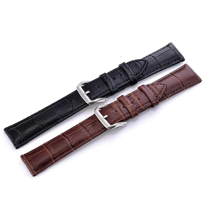 Snakeskin Leather Watch Straps Compatible with the Xiaomi Mi Watch Smartwatch