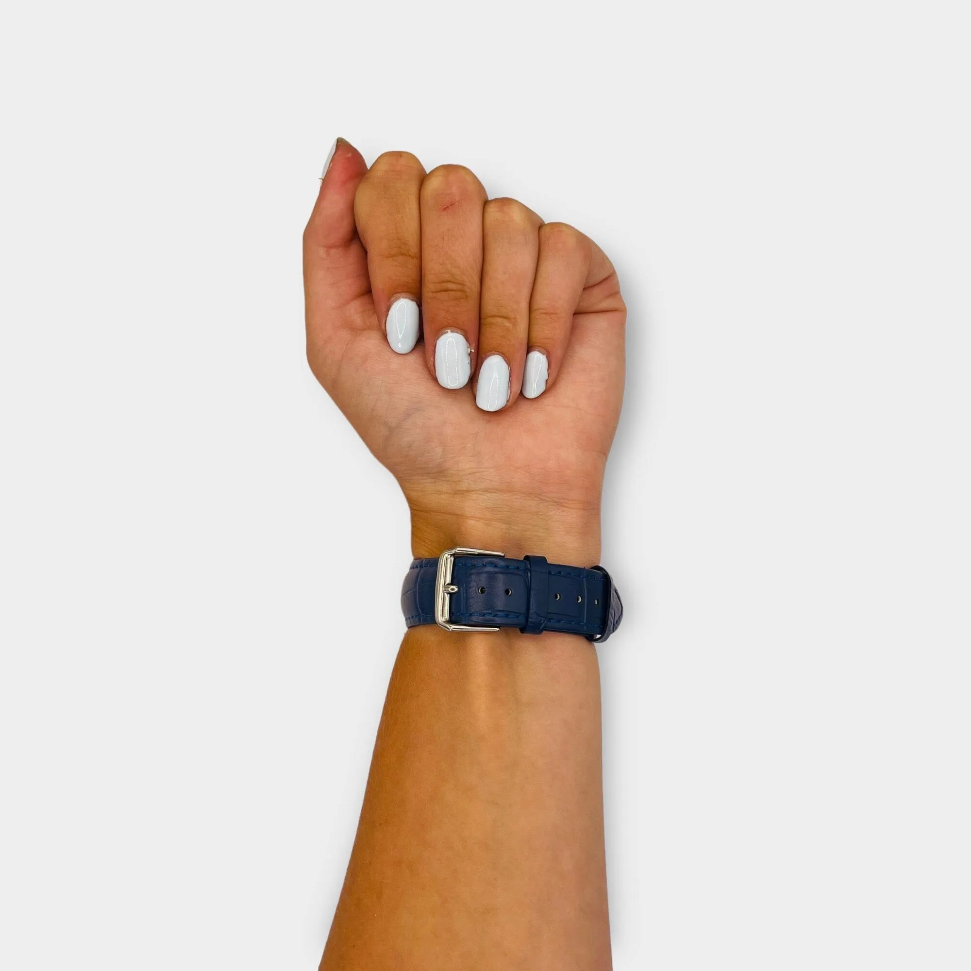 Snakeskin Leather Watch Straps Compatible with the Xiaomi Mi Watch Smartwatch
