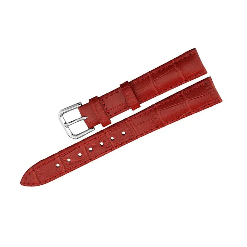 Snakeskin Leather Watch Straps Compatible with the Xiaomi Mi Watch Smartwatch