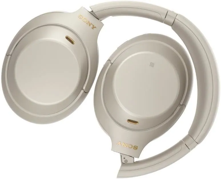 Sony WH-1000XM4 Wireless Bluetooth Noise Cancelling Stereo Headphones Silver - WH-1000XM4/SM