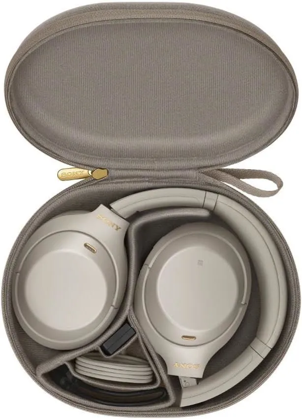 Sony WH-1000XM4 Wireless Bluetooth Noise Cancelling Stereo Headphones Silver - WH-1000XM4/SM