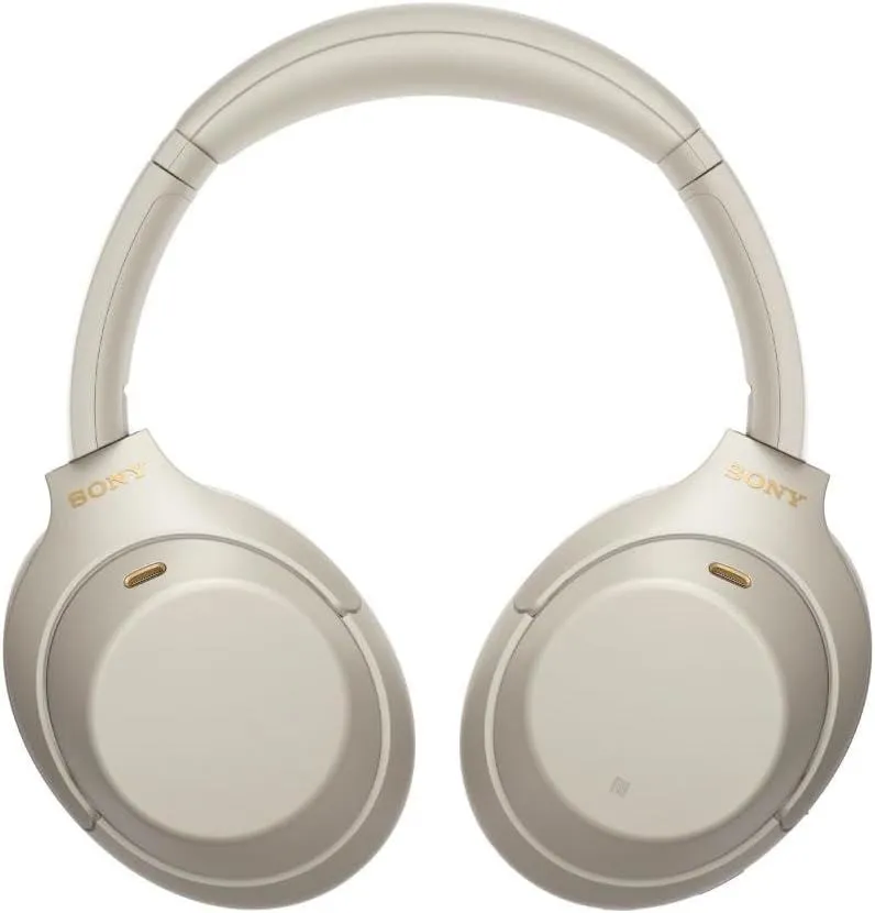 Sony WH-1000XM4 Wireless Bluetooth Noise Cancelling Stereo Headphones Silver - WH-1000XM4/SM