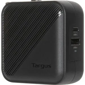 Targus 65W GaN Wall Charger - 120 V AC, 230 V AC Input - Black