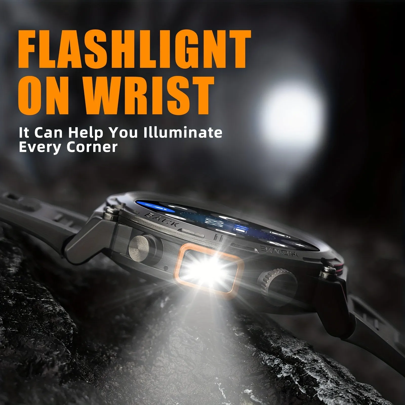 Today's lowest price2024 new smartwatch with flashlight