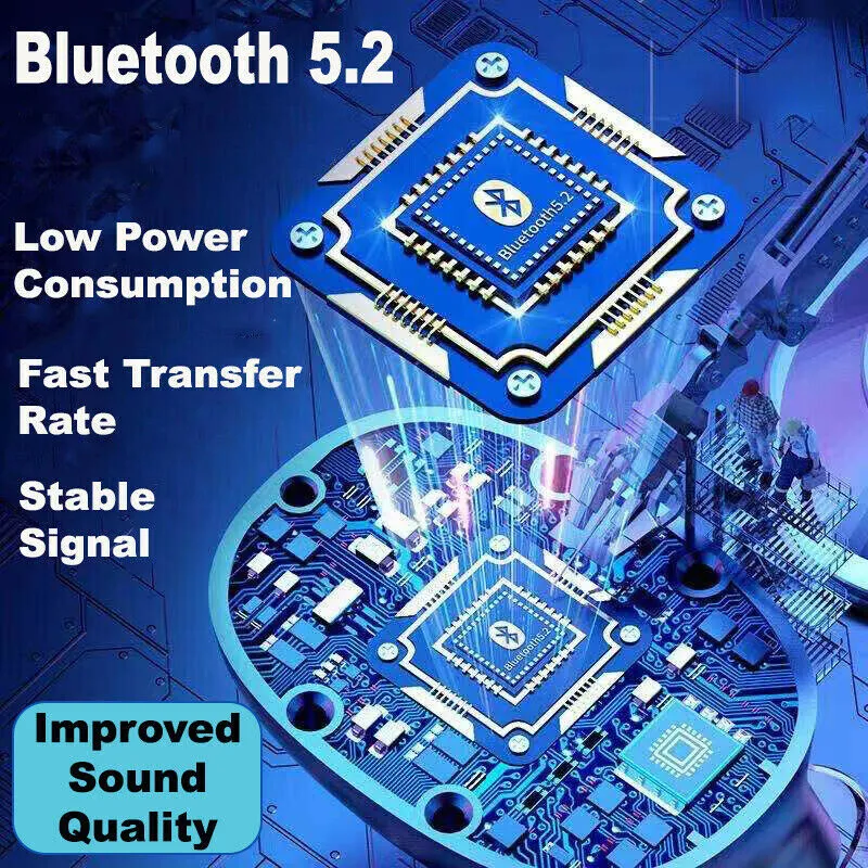 TWS Wireless Earbuds Bluetooth 5.0 Waterproof Headset Headphones