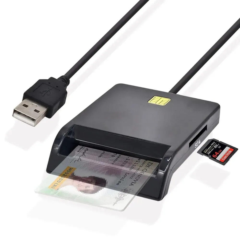 UTHAI X02 USB SIM Card Reader: Secure Bank Card Reader for Windows/Linux - Secure Transactions & Easy Setup