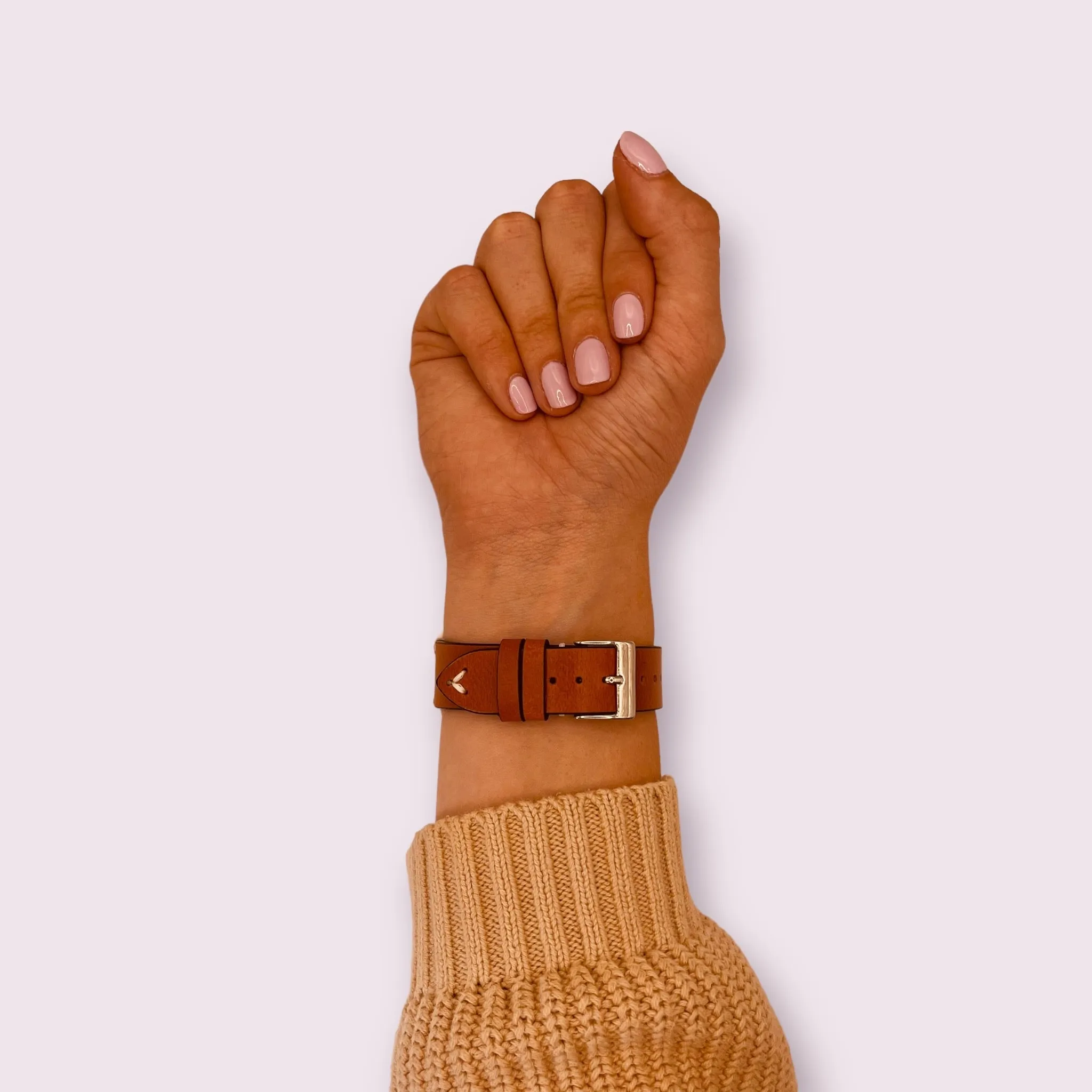 Vintage Oiled Leather Watch Straps Compatible with the Xiaomi Amazfit Smart Watch, Smart Watch 2