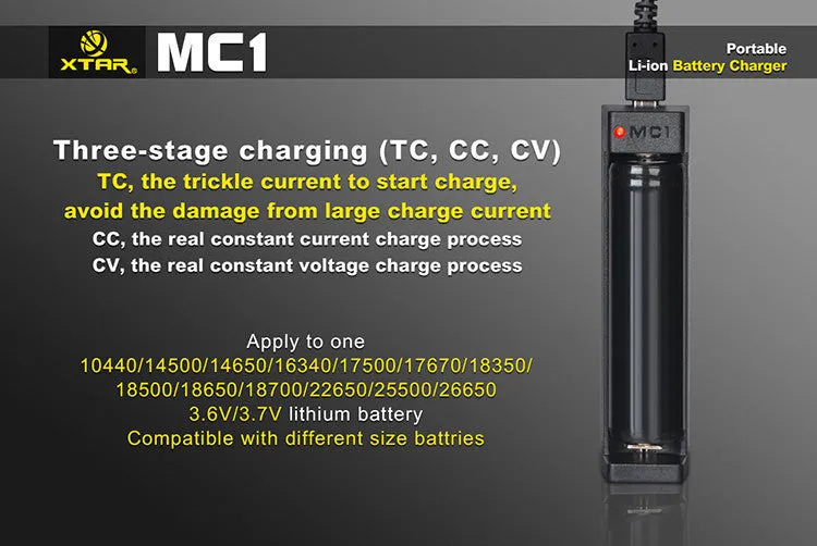 XTAR MC1 Li-ion Charger