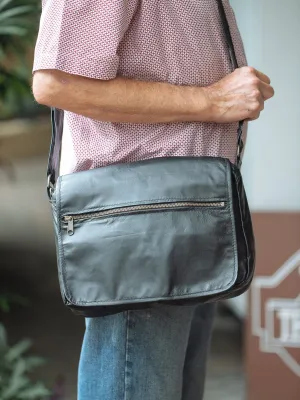 Zeuss Satchel Bag - Premium Kangaroo